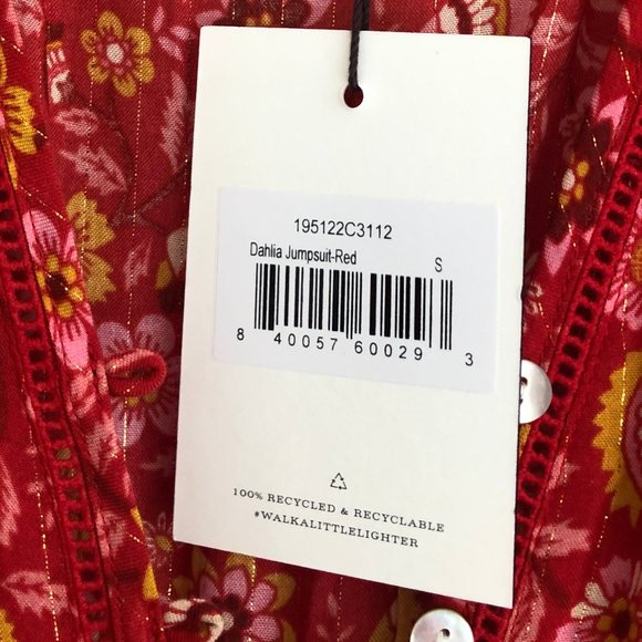 ♥️ SOLD ♥️ Spell Dahlia Jumpsuit - NWT - Size S - Picture 4 of 6